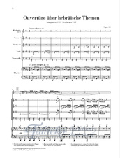 Overture on Hebrew Themes Op. 34
